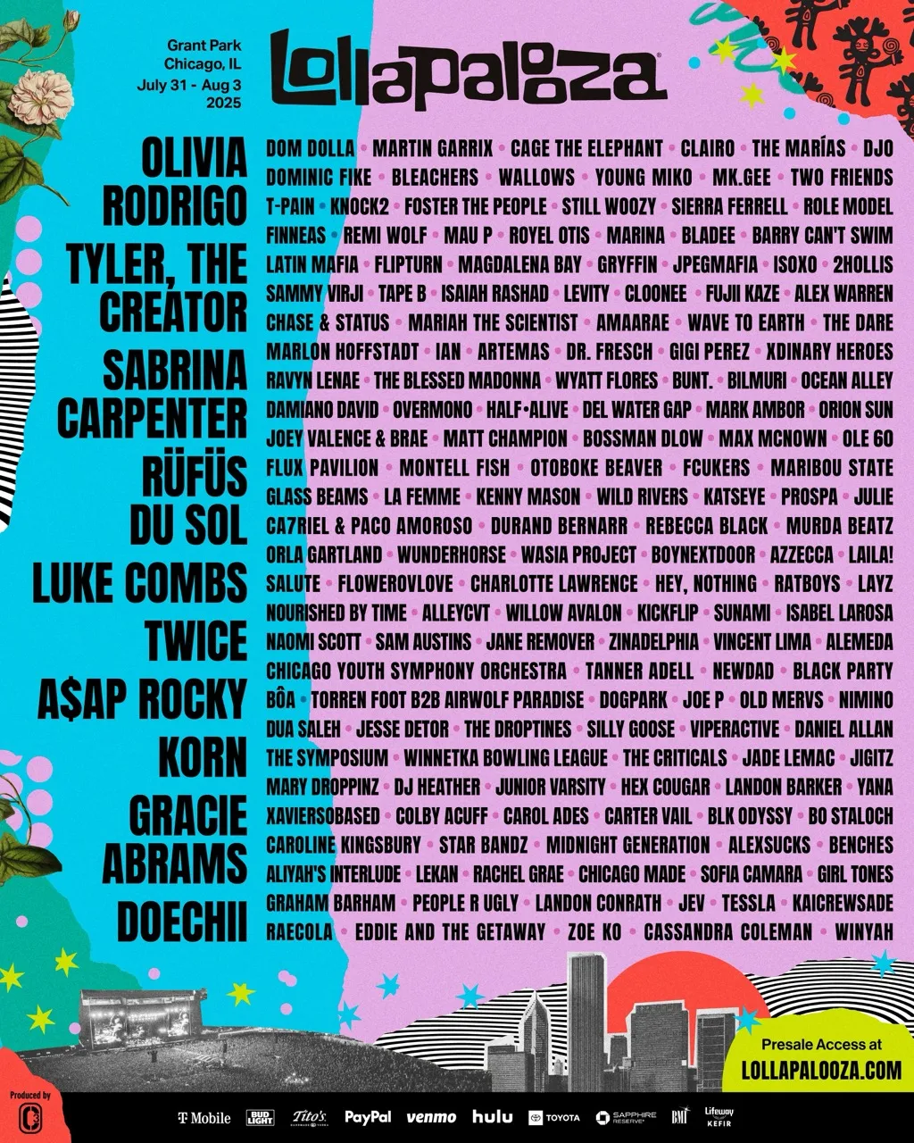 Lollapalooza in Chicago, IL | Front Gate Tickets